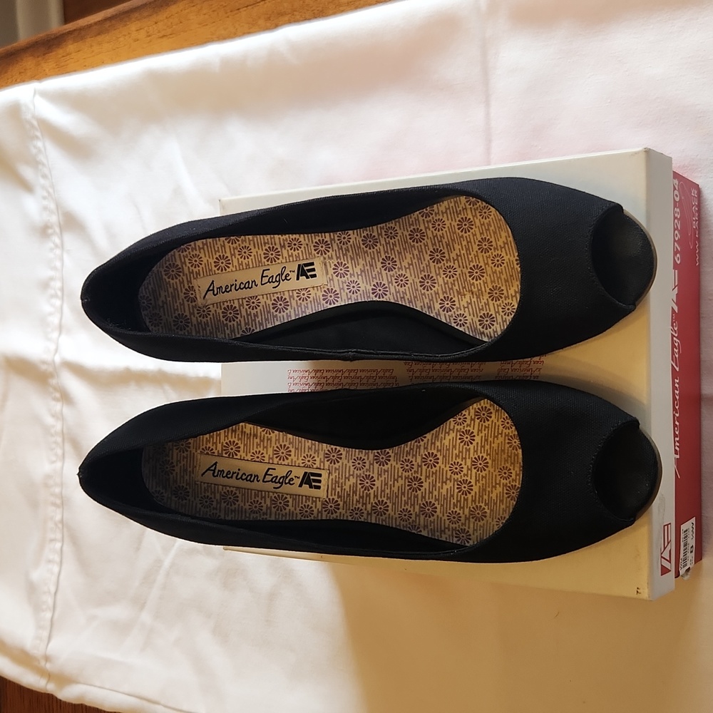 American Eagle cork wedge.